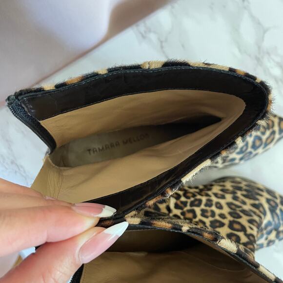 Leopard Tamara Melon Booties 41 - Picture 11 of 13